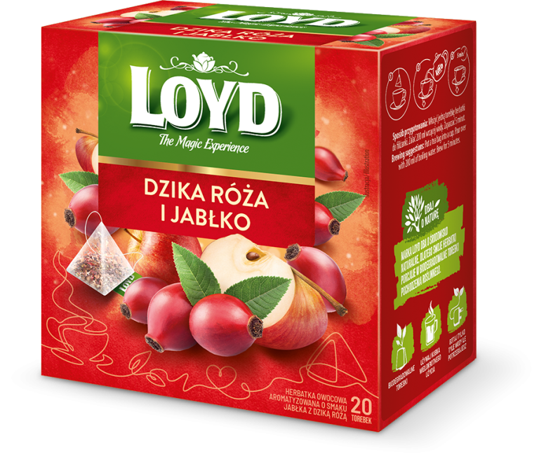 Dzika róża i jabłko